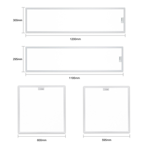 Bảng điều khiển thương mại ánh sáng nhúng Đèn <span class=keywords><strong>Led</strong></span> cảm biến nhà máy trực tiếp 595x595 600x600 295x1195 300x1200 Kích thước trong nhà <span class=keywords><strong>25W</strong></span> 30W 36W 60x60 - Product Image 4