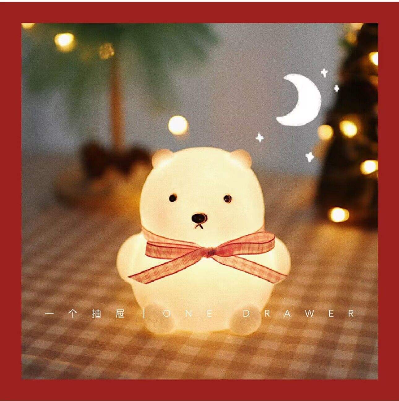 Pequeño oso/cinta roja/BOLSA DE REGALO/pequeño regalo