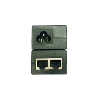 Injecteur PoE passif 24W 48V DC en gros d'usine 10/100Mbps 4/5(+),7/8(-) Adaptateur Power Over Ethernet pour caméras IP