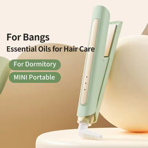 Planchas de Pelo Profesionales Personalizables, Calentamiento Rápido, Temperatura Ajustable, Alisador de Cabello para Uso Doméstico, Pantalla LED, Eléctrico - Product Image 1