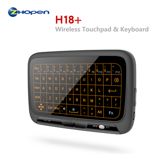 Bàn Phím Không Dây Mini H18 Chuột Cảm Ứng Bay Hơi Bộ Điều Khiển Bàn Cảm Ứng Toàn Bộ 2.4G Đèn Nền Bán Chạy Đèn Nền Usb 2.4Ghz Để Bàn - Product Image 2