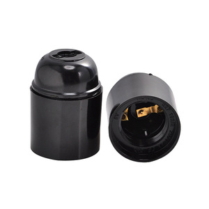 Bán buôn phụ kiện chiếu sáng E27 giữ đèn hoàn toàn ren vít khóa thiết bị nhựa răng E27 đèn ổ cắm - Product Image 4