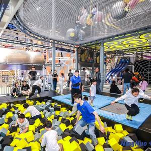 Centre de jeux de sport familial parc de toboggan intérieur enfants adultes aire de jeux équipement de parc d'aventure commercial - Product Image 3