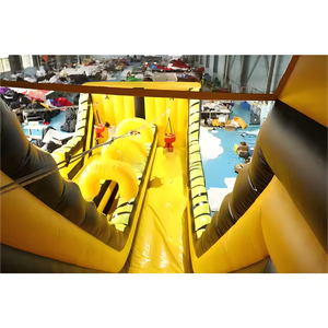 Tirolesa inflable <span class=keywords><strong>para</strong></span> el hogar, trampolín, Parque Deportivo, centro comercial, parque infantil al aire libre, juego deportivo <span class=keywords><strong>para</strong></span> niños y <span class=keywords><strong>adultos</strong></span>, hecho de PVC - Product Image 6