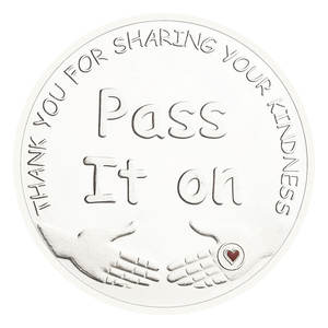ส่งต่อเหรียญชุบเงินขอบคุณสำหรับการแบ่งปันเหรียญที่ใจดีของขวัญสุดสร้างสรรค์ของที่ระลึกสำหรับการตกแต่งบ้าน - Product Image 4