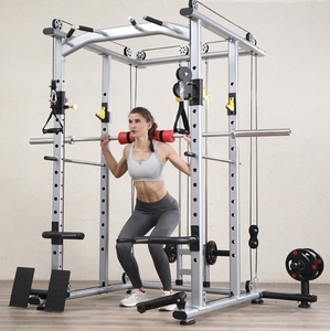 Équipement de fitness combinaison commerciale cadre de squat gratuit cadre de presse de banc d'<span class=keywords><strong>oiseau</strong></span> multifonctionnel - Product Image 2