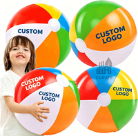 Ballons de plage gonflables en PVC personnalisés avec logo arc-en-ciel, jouets aquatiques d'été pour enfants et adultes, décorations de fête Luau, cadeaux, vêtements de plage