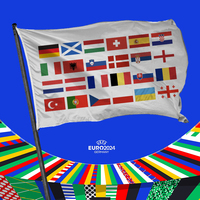 3x5ft 90*150cm 100% Polyester World Hot Wholesale GEO Country Banner Georgia National Flags