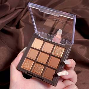 Palette de fards à paupières en gros au chocolat moka, 9 nuances, tons bruns, maquillage des yeux pour femmes noires - Product Image 2