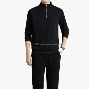 เสื้อสเวตเชิ้ตฟลีซแบบซิปครึ่งตัว รุ่นใหม่ประจำฤดูหนาวปี 2026 แฟชั่นลำลองสำหรับผู้ชาย ปรับแต่งได้ งานปักคุณภาพสูง ชุดกีฬาผู้ชาย อุ่นสบาย - Product Image 4