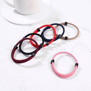 DIY Double Slip Snap Réglable Corde Tressée Bracelets Hommes Femmes Extérieur <span class=keywords><strong>Bateau</strong></span> Ancre Bracelets Couple Bijoux Anniversaire Cadeaux - Product Image 1