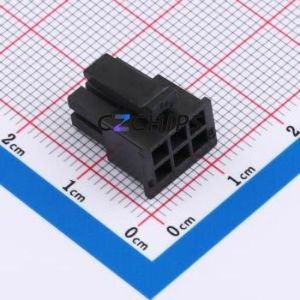 ZX-MX3.0-2-3P-HGJK Housing (Wire-to-Board / Wire-to-Wire) P=3mm Connector 2x3P 3mm Micro-Fit (MX 3.0) 3mm - Product Image 1