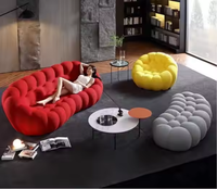 Meubles de maison personnalisés de concepteur de luxe canapé bouffant incurvé canapé bulle canapé pour salon hôtel salon meubles de salon