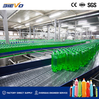 Machine de remplissage CSD automatique 13200BPH pour bouteilles PET de 1,5 L, ligne complète en SUS304 pour fabricants de boissons OEM