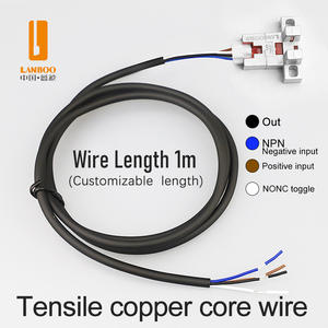 LANBOOマイクロサイズ誘導スイッチNO/NC変換カスタムケーブル長複数の外装形24v最大電圧 - Product Image 4
