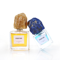 Tapas de Perfume de mármol de piedra Natural de lujo 30ml 50ml 100mL botella de Perfume de fragancia cuadrada para Perfume