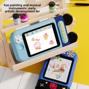 I9 pour l'éducation précoce, jouet en plastique, mini caméra avec enregistrement photo et vidéo à 180°, smartphone à écran tactile pour enfants - Product Image 4