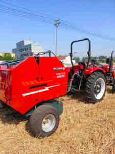 Achetez une presse à balles ronde pour tracteur agricole/machine à ensacher la paille de riz, presse à balles pour herbe humide et sèche - Product Image 3