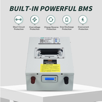 Batterie lithium semi-solide LiFePO4 48V, 6000 cycles, longue durée de vie, certifiée CE, -20-40°C, stockage d'énergie résidentiel, VE