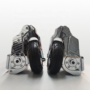 Nuevas Ruedas Auxiliares de Entrenamiento para Motocicletas Harley-BMW, de Acero Inoxidable Cromado Negro, Compatibles con Modelos Gold Wing e Indian, 1 Año de Garantía - Product Image 2