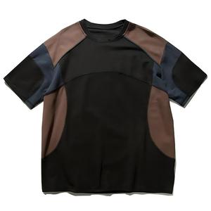 Men's Blank <b>Raglan</b> Sleeve T-Shirt O-Neck Breathable Knitted Regular Fit Casual Solid Design 220g Plain Dyed Anti-Pilling - Product Image 1