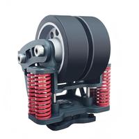 Roulettes pivotantes sur mesure de qualité marine en acier inoxydable 316L pour remorques de bateaux, chariots de quai et équipements portuaires