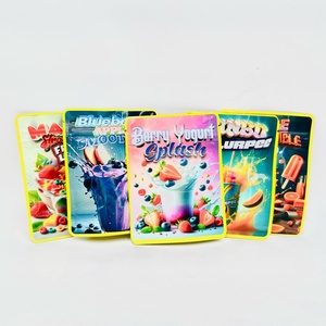 Candy Gummy 3.5g Edible Packaging Ziplock Die <b>Cut</b> Custom Printed Mylar Bags 3.5 Smell Proof Foil Moisture Proof - Product Image 5
