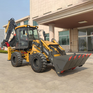 Harga Pabrik Desain Baru <span class=keywords><strong>Excavator</strong></span> Backhoe Loader 4x4 Tipe Artikulasi 2.5 Ton dengan Kontrol Joystick - Product Image 2