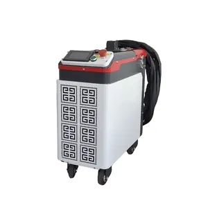 100W Pulse Fiber Handheld Laser Cleaning Machine For Paint and Rust Removal Cleaning Supplies For Commercial Cleaning