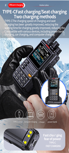 Zastone M8 10W talkie-walkie haute puissance Super Distance pour réglage Bluetooth U/V fréquence Ultra-large Original authentique pour majeur - Product Image 3