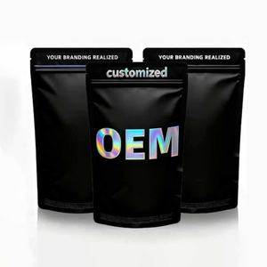 In Stock Wholesale Custom Printed 3.5g Packaging Zipper Stand up Pouch <b>Bag</b> With Zipper Resealable Food Grade Mylar <b>Bags</b> - Product Image 2