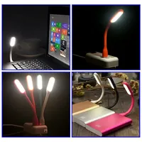 Lumière LED USB Lampe d'urgence Flexible Pliable Lecture Livre Lumière Portable Mini Veilleuse pour Power Bank Ordinateur PC Portable