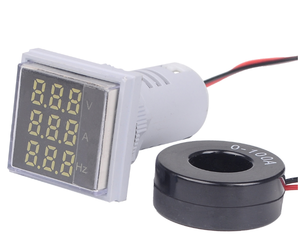 Vôn Kế Kỹ Thuật Số LED Hình Vuông Ampe Kế Máy Đo HZ Hertz Đồng Hồ Tín Hiệu Đồng Hồ Đo Kết Hợp Tần Số Dòng Điện Áp Thiết Bị Kiểm Tra Chỉ Báo Vôn - Product Image 6