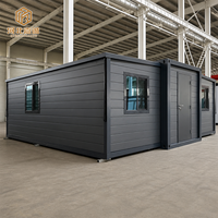 Maison conteneur pliable et extensible HESHI de haute qualité, 40 pieds, 2, 3 ou 4 chambres, moderne, modulaire, respirante, pour l'extérieur