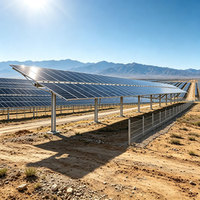 Système de suivi solaire intelligent personnalisé à axe unique pour structure de montage solaire à l'échelle de MW pour les utilités
