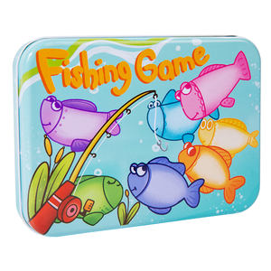 Caja de hierro para pesca, tarjeta de alfabetización, material didáctico, tarjeta en inglés borrable, juegos para padres e hijos, caña de pescar, juguetes para niños - Product Image 5