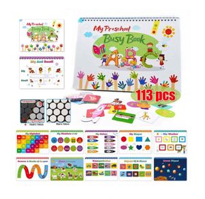 Libro de Actividades para Niños en Edad Preescolar, con Pegatinas para Pegar, Educación Temprana, Libro Silencioso - Product Image 1