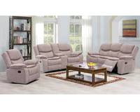 Canapé en cuir inclinable manuel 3 places de style moderne, canapé inclinable en tissu pour salon, ensemble de canapés classiques arabes