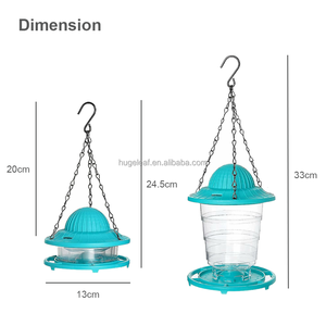 Có thể thu vào sóc bằng chứng vòng hình mái treo nhựa vườn hoang dã <span class=keywords><strong>Bird</strong></span> <span class=keywords><strong>Feeder</strong></span> với điều chỉnh chiều cao - Product Image 2