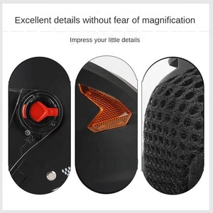 Caschi da <span class=keywords><strong>Moto</strong></span> di Alta Qualità, Protezione <span class=keywords><strong>per</strong></span> la Testa con Doppia Visiera, <span class=keywords><strong>Casco</strong></span> Tre Quarti <span class=keywords><strong>per</strong></span> Adulti, Motocross e Motociclismo - Product Image 3