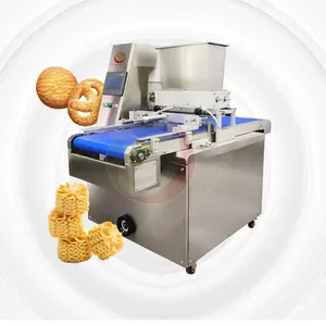산업 25 행/분 쿠키 예금 기계 만들기 케이크 반죽 충전 기계