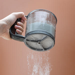 เครื่องกรองแป้งอ็อกโซ่ 320 มล. เครื่องมือทำขนมแบบพลาสติกพร้อมมาตรวัดสำหรับผสมเค้กและเตรียมขนม - Product Image 5