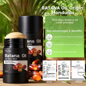 Cera para el Cabello de Marca Privada, Barra de Peinado sin Químicos con Aceite de Batana, Agrega Textura, Control de Frizz, Crecimiento del Cabello, Cera Orgánica para el Cabello - Product Image 2