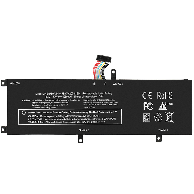 Replacement Laptop Battery 5B10H54717L14M4PB0L14M4PBOL14S4PB0L14S4PBOPN5B10H54717L14M4PB0L14M4PBOL14S4PB0L14S4PBO 4950mAh Stock