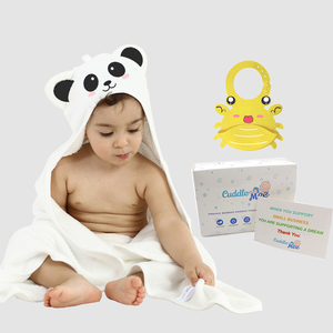 En gros bambou bio à capuche bébé serviette et <span class=keywords><strong>gant</strong></span> de <span class=keywords><strong>toilette</strong></span> - Product Image 6