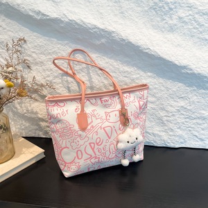 Phụ Nữ Của 2025 Mùa Xuân Mới Giản Dị Vai Túi Cầm Tay Công Suất Lớn Canvas Tote Với Tay Cầm Dài Nách Túi - Product Image 2