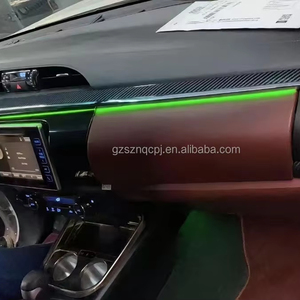 Kit LED Interni per Toyota Hilux Revo Rocco 2016-2021, Kit Porte in ABS, Finiture Decorative per Console Centrale, Accessori <span class=keywords><strong>Auto</strong></span> Aggiornati - Product Image 4