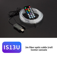 KEBOSIED - Bande LED RGB pour l'intérieur de la voiture - Éclairage d'ambiance USB - Bandes lumineuses pour voiture