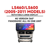 Sistema de Navegación GPS Android para Auto, Reproductor de Video con Sistema Android 15 Integrado, Reproductor de DVD con Reproducción Automática para Lexus LS460/LS600 2005-2011