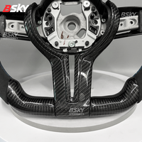 Pour BMW M2 M3 M4 M5 M6 X5M F30 F10 F20 F35 F22 F18 F07 F01 F15 F85 E90 E92 E46 Style Sport Volant En Fiber De Carbone